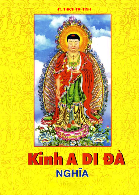 Kinh A Di Đà (Âm Nghĩa) – Chữ to, Nét đậm, Khổ giấy A4.